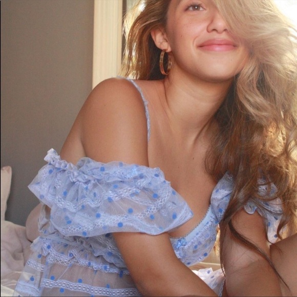 FOR LOVE & LEMONS Harper Ruffle Slip Dress - Picture 8 of 16